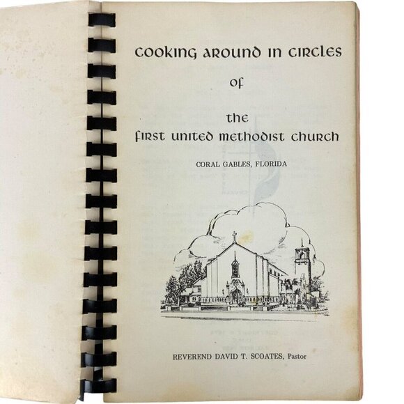 Coral Gables FL First United Methodist Church Cooking Around in Circles Vtg 1974 - Picture 4 of 15